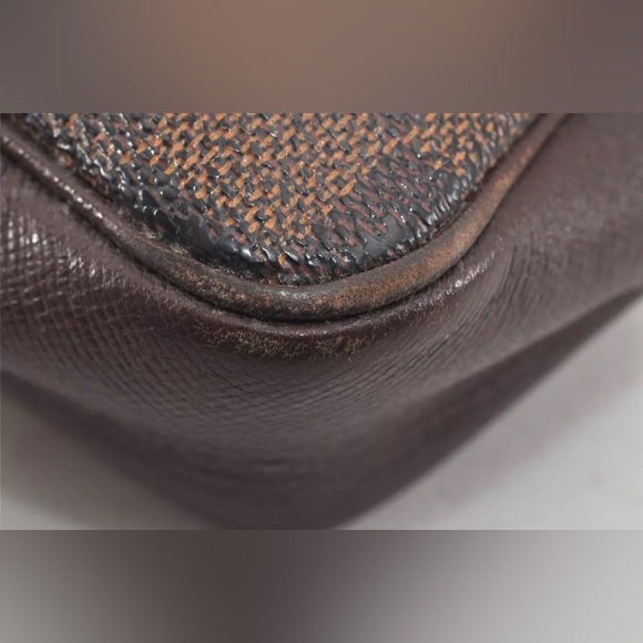SOLD Authentic Mini Damier Ebene Trousse Make Up Bag Pochette - Picture 9 of 14